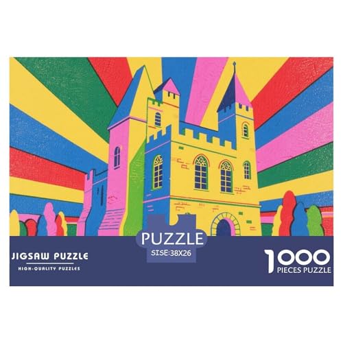 Farbschloss Hölzerne Puzzles Wasserfest 1000-teiliges Puzzle Für Erwachsene Unmöglich Lernspiele Farbschloss Hölzerne Puzzles Wasserfest 1000-teiliges Puzzle Für Erwachsene Unmöglich Lernspiele von YTPONBCSTUG