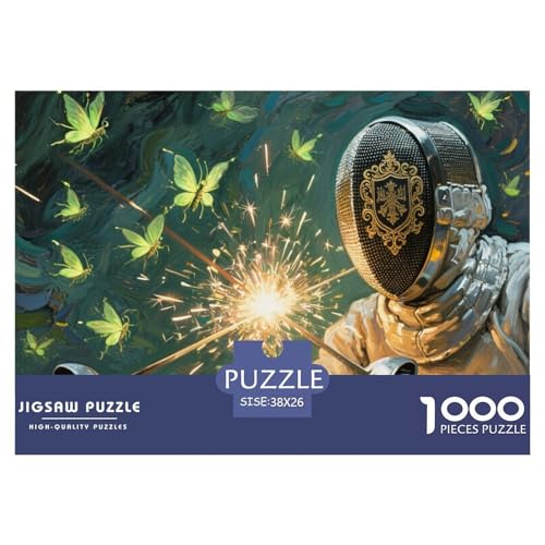 Fechten Hölzerne Puzzles Wasserfest 1000-teiliges Puzzle Für Erwachsene Unmöglichzur Heimdekoration Fechten Hölzerne Puzzles Wasserfest 1000-teiliges Puzzle Für Erwachsene Unmöglichzur Heimdekoration von YTPONBCSTUG