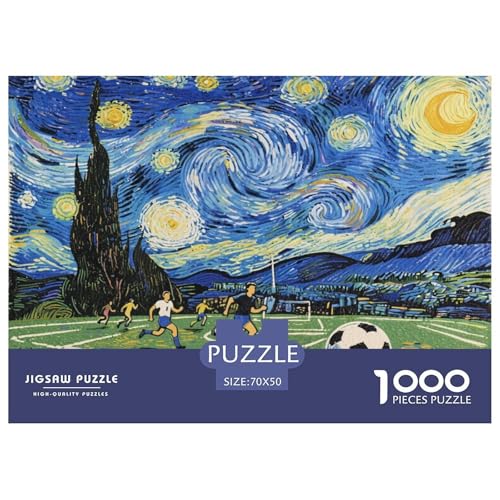 Football Hölzerne Puzzles Wasserfest 1000 Teile DIY- Puzzle Für Erwachsene Herausfordernd Und Knifflig Lernspiele Football Hölzerne Puzzles Wasserfest 1000 Teile DIY- Puzzle Für Erwachsene Herausfordernd Und Knifflig Lernspiele von YTPONBCSTUG