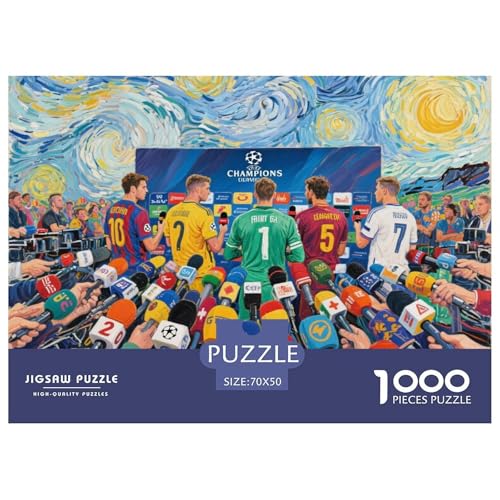 Football Hölzerne Puzzles Wasserfest 1000 Teile DIY- Puzzle Geschenke Für Erwachsene Unmöglich Herausfordernde Puzzlespiele Football Hölzerne Puzzles Wasserfest 1000 Teile DIY- Puzzle Geschenke Für Erwachsene Unmöglich Herausfordernde Puzzlespiele von YTPONBCSTUG