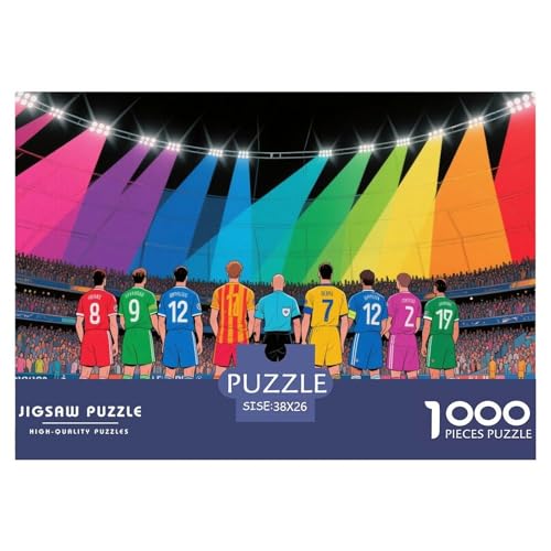 Football Hölzerne Puzzles Wasserfest 1000-teiliges Puzzle Für Erwachsene Spaß Lernspiele Football Hölzerne Puzzles Wasserfest 1000-teiliges Puzzle Für Erwachsene Spaß Lernspiele von YTPONBCSTUG