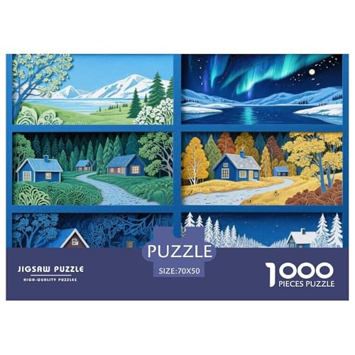 Four Seasons Scenery Hölzerne Puzzles Wasserfest 1000-teiliges Puzzle Geschenke Für Erwachsene Unmöglichzur Heimdekoration Four Seasons Scenery Hölzerne Puzzles Wasserfest 1000-teiliges Puzzle Geschenke Für Erwachsene Unmöglichzur Heimdekoration von YTPONBCSTUG