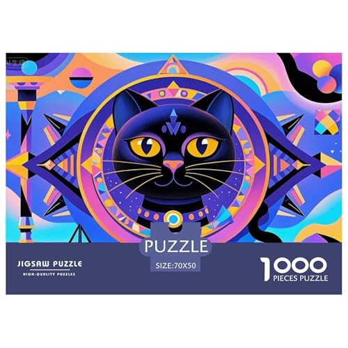 Geometrische Katze Hölzerne Puzzles Wasserfest 1000 Teile DIY- Puzzle Für Erwachsene Spaßzur Heimdekoration Geometrische Katze Hölzerne Puzzles Wasserfest 1000 Teile DIY- Puzzle Für Erwachsene Spaßzur Heimdekoration von YTPONBCSTUG