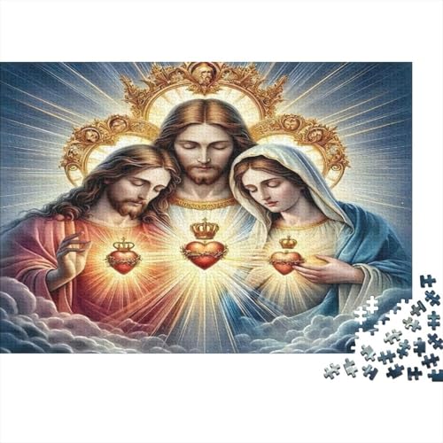 Gott Jesus Hölzerne Puzzles Wasserfest 1000-teiliges Cartoon Puzzle Für Erwachsene Unmöglich Puzzle Für Erwachsene Herausfordernde Puzzlespiele von YTPONBCSTUG