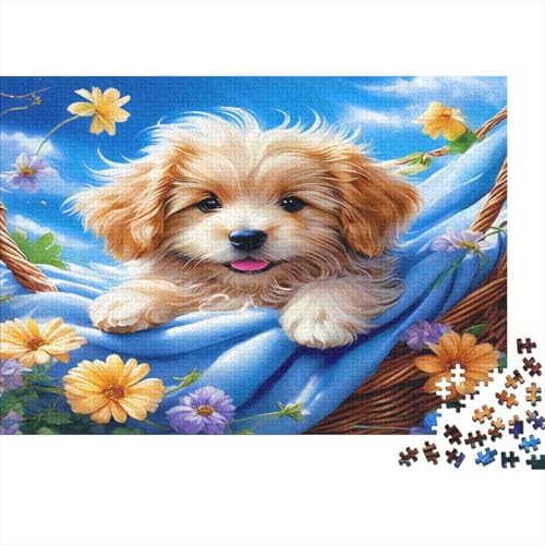 Hund Hölzerne Puzzles Wasserfest 500 Teile DIY-Cartoon Puzzle Geschenke Für Erwachsene Unmöglich Puzzle Für Erwachsene Herausfordernde Puzzlespiele von YTPONBCSTUG