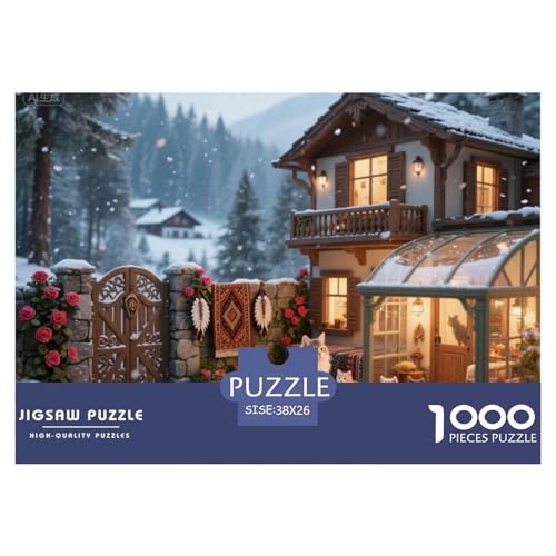 Katzenhaus Hölzerne Puzzles Wasserfest 1000-teiliges Puzzle Für Erwachsene Bunt Lernspiele Katzenhaus Hölzerne Puzzles Wasserfest 1000-teiliges Puzzle Für Erwachsene Bunt Lernspiele von YTPONBCSTUG