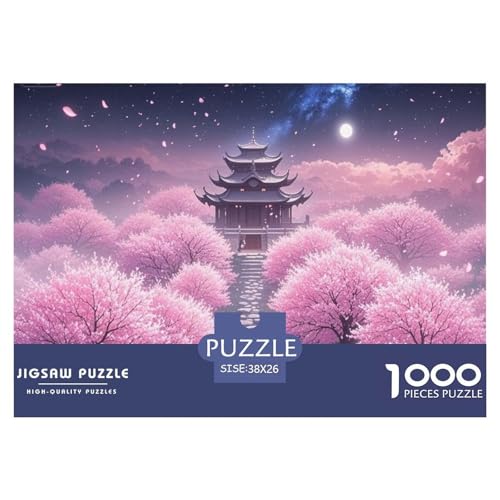 Kirschblütentempel Hölzerne Puzzles Wasserfest 1000 Teile DIY- Puzzle Geschenke Für Erwachsene Herausfordernd Und Knifflig Lernspiele Kirschblütentempel Hölzerne Puzzles Wasserfest 1000 Teile DIY- Puzzle Geschenke Für Erwachsene Herausfordernd Und Knifflig Lernspiele von YTPONBCSTUG
