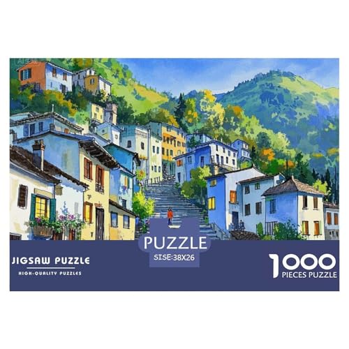 Klein Stadt Hölzerne Puzzles Wasserfest 1000 Teile DIY- Puzzle Geschenke Für Erwachsene Spaßzur Heimdekoration Klein Stadt Hölzerne Puzzles Wasserfest 1000 Teile DIY- Puzzle Geschenke Für Erwachsene Spaßzur Heimdekoration von YTPONBCSTUG