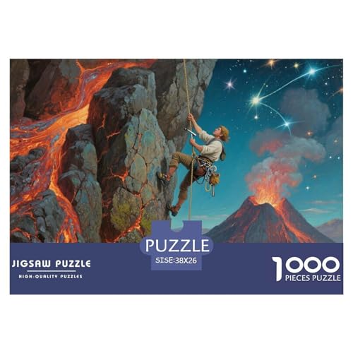 Kletterer Hölzerne Puzzles Wasserfest 1000-teiliges Puzzle Für Erwachsene Spaß Lernspiele Kletterer Hölzerne Puzzles Wasserfest 1000-teiliges Puzzle Für Erwachsene Spaß Lernspiele von YTPONBCSTUG