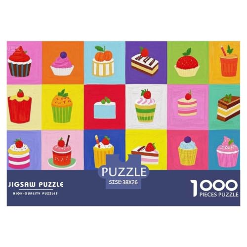 Kuchen Hölzerne Puzzles Wasserfest 1000-teiliges Puzzle Für Erwachsene Spaßzur Heimdekoration Kuchen Hölzerne Puzzles Wasserfest 1000-teiliges Puzzle Für Erwachsene Spaßzur Heimdekoration von YTPONBCSTUG