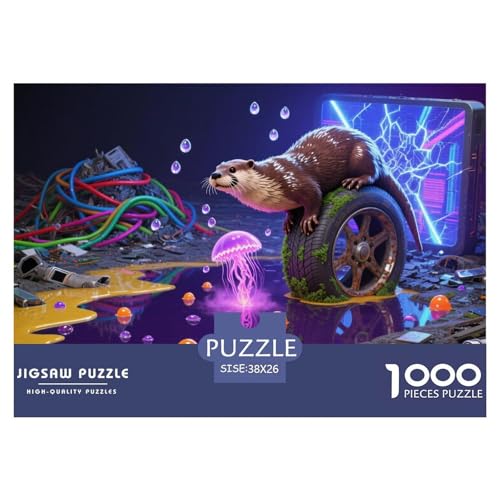 Lava Otter Hölzerne Puzzles Wasserfest 1000-teiliges Puzzle Geschenke Für Erwachsene Spaßzur Heimdekoration Lava Otter Hölzerne Puzzles Wasserfest 1000-teiliges Puzzle Geschenke Für Erwachsene Spaßzur Heimdekoration von YTPONBCSTUG