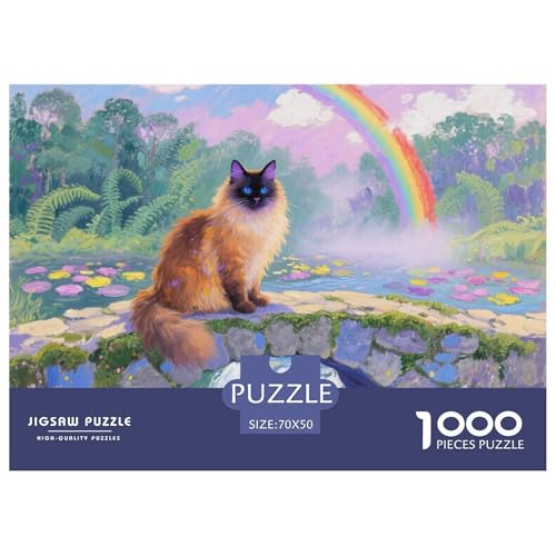 Maine-Coon-Katze Hölzerne Puzzles Wasserfest 1000-teiliges Puzzle Geschenke Für Erwachsene Bunt Lernspiele Maine-Coon-Katze Hölzerne Puzzles Wasserfest 1000-teiliges Puzzle Geschenke Für Erwachsene Bunt Lernspiele von YTPONBCSTUG