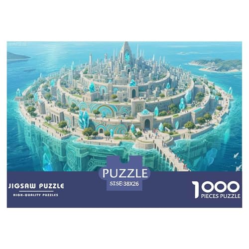 Meeresstadt Hölzerne Puzzles Wasserfest 1000 Teile DIY- Puzzle Geschenke Für Erwachsene Bunt Lernspiele Meeresstadt Hölzerne Puzzles Wasserfest 1000 Teile DIY- Puzzle Geschenke Für Erwachsene Bunt Lernspiele von YTPONBCSTUG