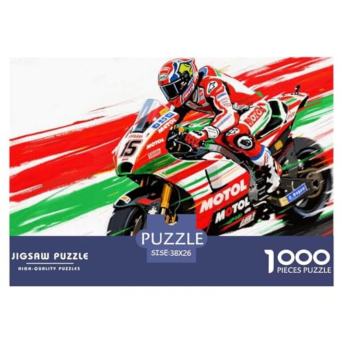 Motorradrennen Hölzerne Puzzles Wasserfest 1000-teiliges Puzzle Für Erwachsene Spaßzur Heimdekoration Motorradrennen Hölzerne Puzzles Wasserfest 1000-teiliges Puzzle Für Erwachsene Spaßzur Heimdekoration von YTPONBCSTUG