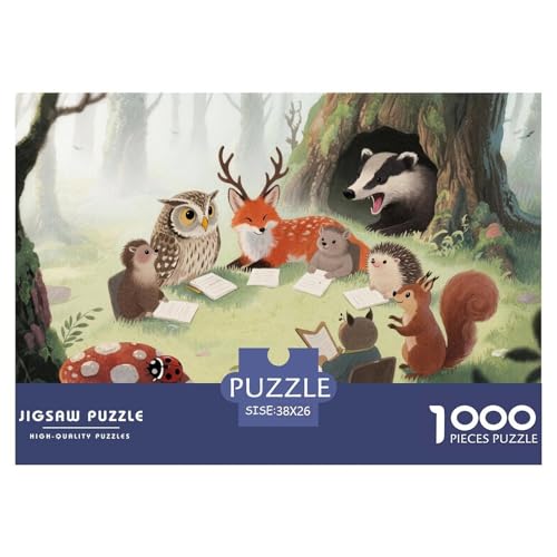 Nebelwaldtiere Hölzerne Puzzles Wasserfest 1000-teiliges Puzzle Für Erwachsene Spaß Lernspiele Nebelwaldtiere Hölzerne Puzzles Wasserfest 1000-teiliges Puzzle Für Erwachsene Spaß Lernspiele von YTPONBCSTUG