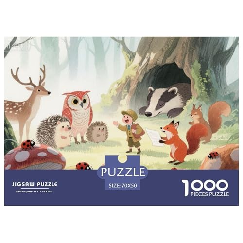 Nebelwaldtiere Hölzerne Puzzles Wasserfest 1000-teiliges Puzzle Für Erwachsene Spaß Lernspiele Nebelwaldtiere Hölzerne Puzzles Wasserfest 1000-teiliges Puzzle Für Erwachsene Spaß Lernspiele von YTPONBCSTUG