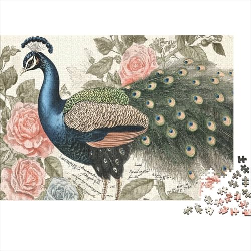 Peacocks Puzzles 1000 Teile Für Erwachsene|Versailles Gardens| 1000 Teile Holzpuzzle Lernspiele Heimdekoration Puzzle 1000pcs (75x50cm) von YTPONBCSTUG