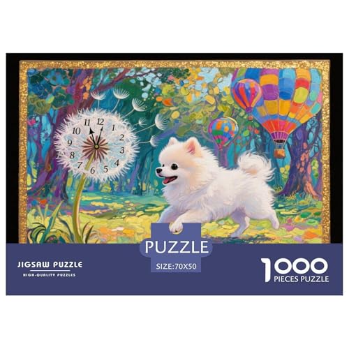 Pommerscher Löwenzahn Hölzerne Puzzles Wasserfest 1000-teiliges Puzzle Geschenke Für Erwachsene Herausfordernd Und Knifflig Lernspiele Pommerscher Löwenzahn Hölzerne Puzzles Wasserfest 1000-teiliges Puzzle Geschenke Für Erwachsene Herausfordernd Und Knifflig Lernspiele von YTPONBCSTUG