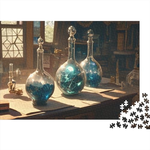 Puzzles Für Erwachsene, 1000 Teile Holzpuzzle -Wartburg Castle Alchemy Lab, Thema Puzzle Geschenk Wanddekoration 1000pcs (75x50cm) von YTPONBCSTUG