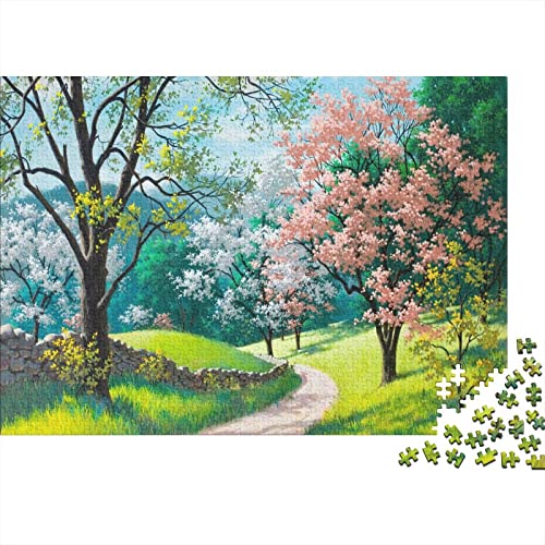 Puzzles Für Erwachsene,300 Teile Holzpuzzle -Landschaft,Natur Erde Thema Puzzle Geschenk Wanddekoration 300pcs (40x28cm) von YTPONBCSTUG