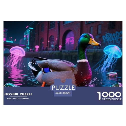 Quallerente Hölzerne Puzzles Wasserfest 1000-teiliges Puzzle Für Erwachsene Spaß Lernspiele Quallerente Hölzerne Puzzles Wasserfest 1000-teiliges Puzzle Für Erwachsene Spaß Lernspiele von YTPONBCSTUG