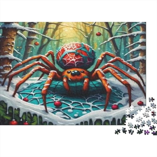 Spinne Hölzerne Puzzles Wasserfest 300 Teile DIY-Cartoon Puzzle Geschenke Für Erwachsene Herausfordernd Und Knifflig Puzzle Für Erwachsene Lernspiele von YTPONBCSTUG