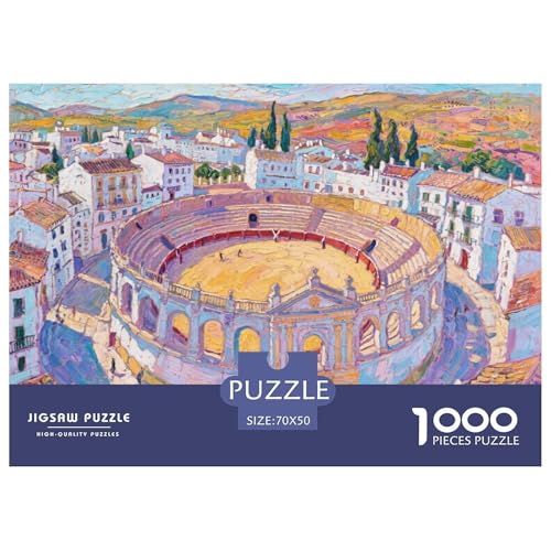 Stierkampfarena Hölzerne Puzzles Wasserfest 1000-teiliges Puzzle Für Erwachsene Bunt Lernspiele Stierkampfarena Hölzerne Puzzles Wasserfest 1000-teiliges Puzzle Für Erwachsene Bunt Lernspiele von YTPONBCSTUG