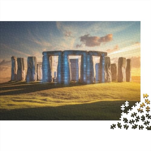 Stonehenge Quantum Computer 1000 Stück Puzzles Für Erwachsene Stress Abbauen Familien-Puzzlespiel 1000-teiliges Puzzle Lernspiel Spielzeug Geschenk 1000pcs (75x50cm) von YTPONBCSTUG