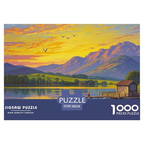 Sunset Hölzerne Puzzles Wasserfest 1000 Teile DIY- Puzzle Für Erwachsene Spaß Lernspiele Sunset Hölzerne Puzzles Wasserfest 1000 Teile DIY- Puzzle Für Erwachsene Spaß Lernspiele von YTPONBCSTUG