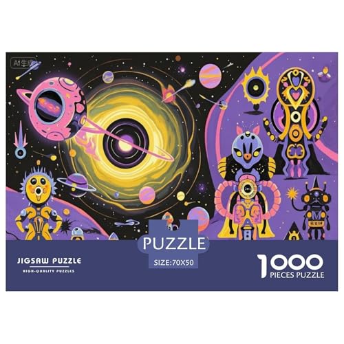 Universum: Außerirdische Hölzerne Puzzles Wasserfest 1000 Teile DIY- Puzzle Geschenke Für Erwachsene Spaß Herausfordernde Puzzlespiele Universum: Außerirdische Hölzerne Puzzles Wasserfest 1000 Teile DIY- Puzzle Geschenke Für Erwachsene Spaß Herausfordernde Puzzlespiele von YTPONBCSTUG