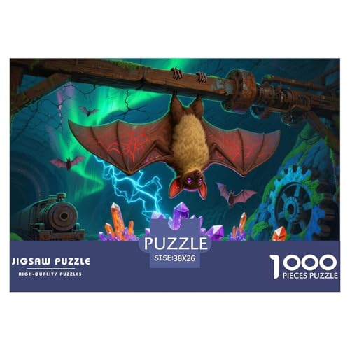 Walisische Grubenfledermäuse Hölzerne Puzzles Wasserfest 1000 Teile DIY- Puzzle Für Erwachsene Bunt Herausfordernde Puzzlespiele Walisische Grubenfledermäuse Hölzerne Puzzles Wasserfest 1000 Teile DIY- Puzzle Für Erwachsene Bunt Herausfordernde Puzzlespiele von YTPONBCSTUG