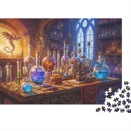 Wartburg Castle Alchemy Lab 1000 Stück Jigsaw Puzzle Lernpuzzle Familienspiel Geschenk Für Erwachsene - 1000pcs (75x50cm) von YTPONBCSTUG