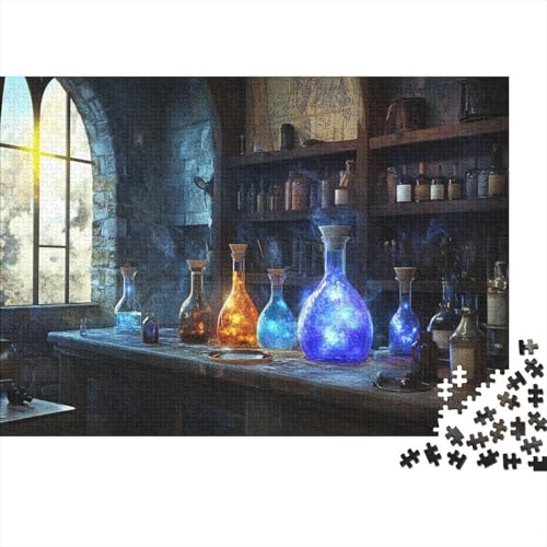 Wartburg Castle Alchemy Lab Puzzles 1000 Stück Puzzles Für Erwachsene Lernen Lernspielzeug Weihnachten Geburtstag Geschenke 1000pcs (75x50cm) von YTPONBCSTUG