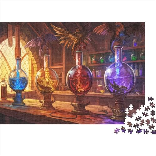 Wartburg Castle Alchemy Lab Puzzles 1000 Teile Für Erwachsene|| 1000 Teile Holzpuzzle Lernspiele Heimdekoration Puzzle 1000pcs (75x50cm) von YTPONBCSTUG