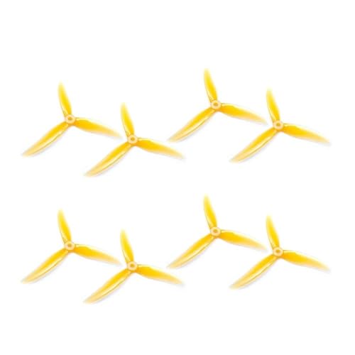 2 Paar Freestyle F3S 3 kompatible für Racing Drone 2CW 2CCW(2PAIRS Yellow) von YTrBXZ