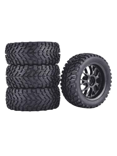 YTrBXZ 1,9 Zoll 75 mm Offroad-Reifen mit 12 mm Sechskantnaben, kompatibel mit 1/14 1/16 1/10 RC Buggys und Trucks von YTrBXZ