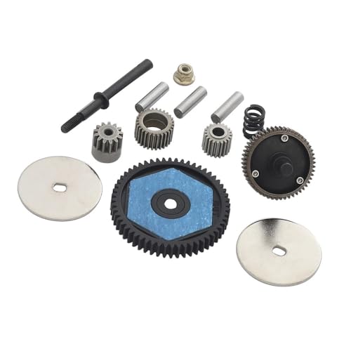 YTrBXZ 32P Getriebe-Stirnradsatz mit Motorgetriebe, kompatibel mit 1/10 Crawler-Automodellen 90047 90104 90074 Upgrade-Teilen(Complete Gear Set) von YTrBXZ