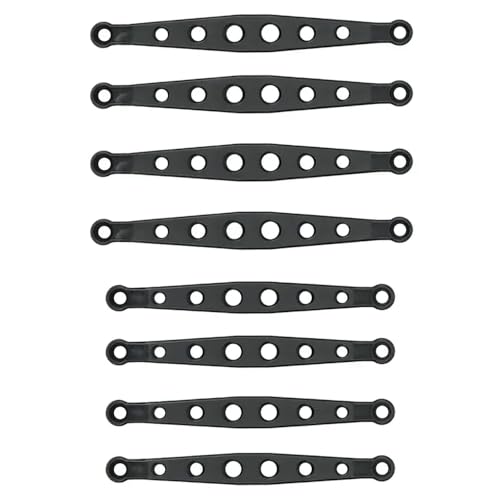 YTrBXZ 8 Stück Chassis Verbindungsstangen Spurstangen kompatibel mit HB Toys HB ZP1001 ZP1002 ZP1003 ZP1004 1/10 RC Auto Ersatzteile von YTrBXZ