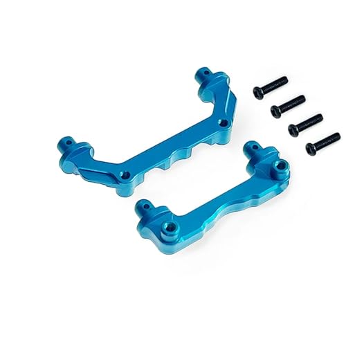 YTrBXZ Aluminium-Upgrade-Teile für Hyper Go 14209 14210 H14BM 1/10, Metall-Vorder- und Hinterschalensäulen, kompatibel mit RC-Cars(Blue) von YTrBXZ