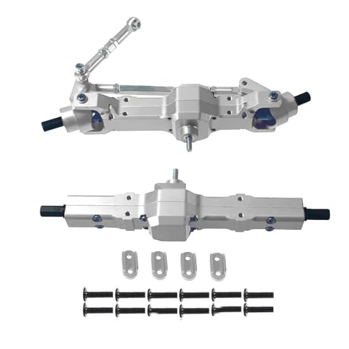 YTrBXZ C14 C24 1/16 Fernbedienung Auto Metall Upgrade Teile kompatibel mit ähnlichen Modellen Metall Brücke Gesamtschnalle(Silver) von YTrBXZ