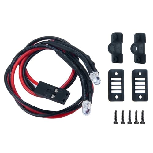 YTrBXZ Heck -Schwanz -LED -Licht Kompatibel mit 1/24 Skala RC Crawler Car kompatibel mit SCX24 AXI00001 C10 Modell Upgrade Teile Zubehör rot YTrBXZ Heck -Schwanz -LED -Licht Kompatibel mit 1/24 Skala RC Crawler Car kompatibel mit SCX24 AXI00001 C10 Modell Upgrade Teile Zubehör rot von YTrBXZ