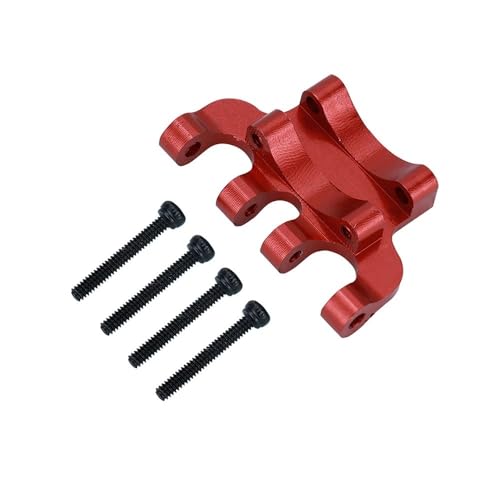 YTrBXZ Hinterachse Truss Upper Link Mount Basis Kompatibel Mit SCX24 AXI00001 90081 C10 1/24 RC Crawler Fahrzeug Upgrade Teile Zubehör(RED) von YTrBXZ