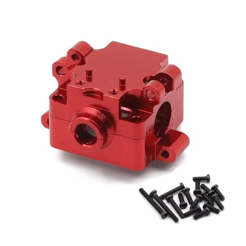 YTrBXZ Kompatibles Upgrade-Getriebegehäuse Kompatibel mit 1/28 RC-Autos Modell 284131 K969 K979 K989 K999 P929 P939 Ersatzteile Zubehör(RED) von YTrBXZ