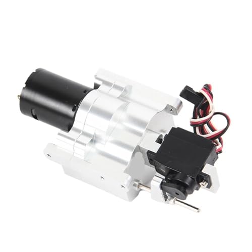 YTrBXZ Metall 2-Gang-Getriebe 370 Motor kompatible Getriebe-Upgrade-Teile Kompatibel mit C14 C24 B14 B36 MN MN-90 MN99S RC-Autos von YTrBXZ