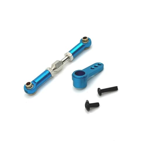 YTrBXZ Metall 25T Servo Arm Servo Horn Lenkung Link Stange Kompatibel Mit 1/16 RC Auto Upgrade Teile Zubehör Für H16 16207 16208 16209 16210(Blue) von YTrBXZ