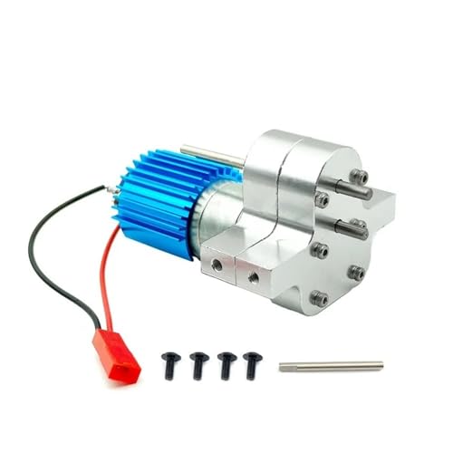 YTrBXZ Metall 370 Motor Getriebe Getriebe kompatibel mit C14 C24 B24 B36 MN D99 MN99S RC Autoteile und Zubehör(Silver) von YTrBXZ