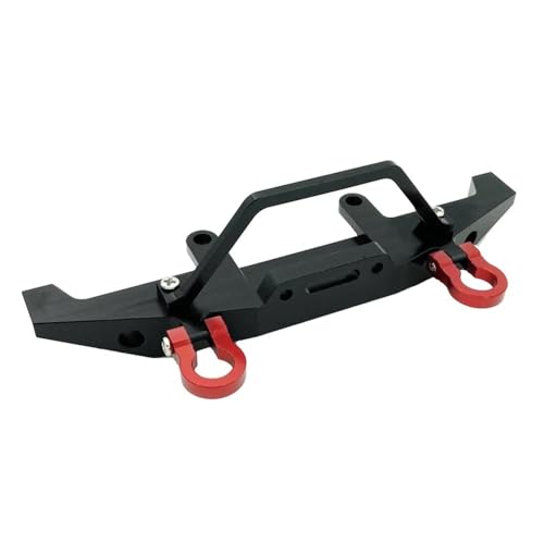 YTrBXZ Metall Anti-Kollision Front Stoßstange Für Kompatibel C14 C24 C24-1 1/16 Skala Fernbedienung Auto 4WD Upgrade Teile(Black) von YTrBXZ