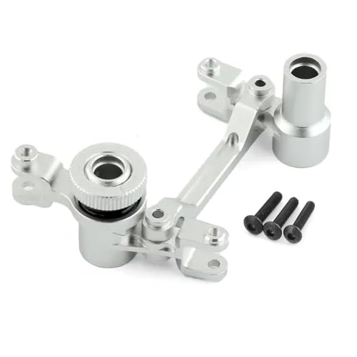 YTrBXZ Metall Lenkbaugruppe Bellcranks Servo Horn Arm Upgrade Teile 8543 UDR 1/7 RC Auto(Silver) von YTrBXZ