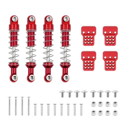 YTrBXZ Metall-Stoßdämpfer-Dämpfer, verlängerter Sitz, kompatibel mit C14 C24 C24-1 MN MN99S MN45 und ähnlichen Modellen(RED) von YTrBXZ