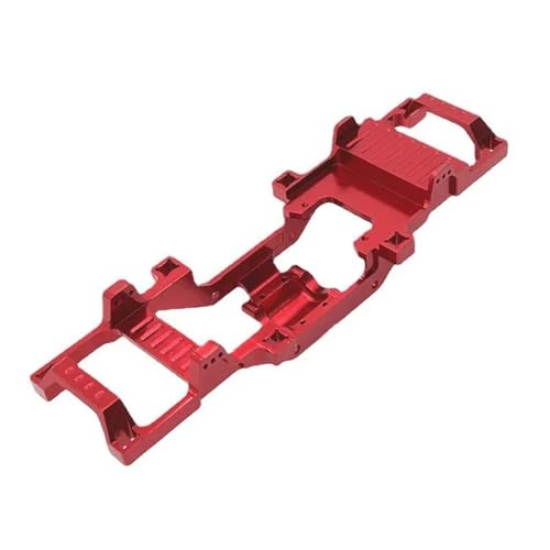 YTrBXZ Metall Upgrade Chassis Rahmen Zubehör Kompatibel mit FMS 1/24 RC Autos kompatible Teile Modifikation(Red) von YTrBXZ